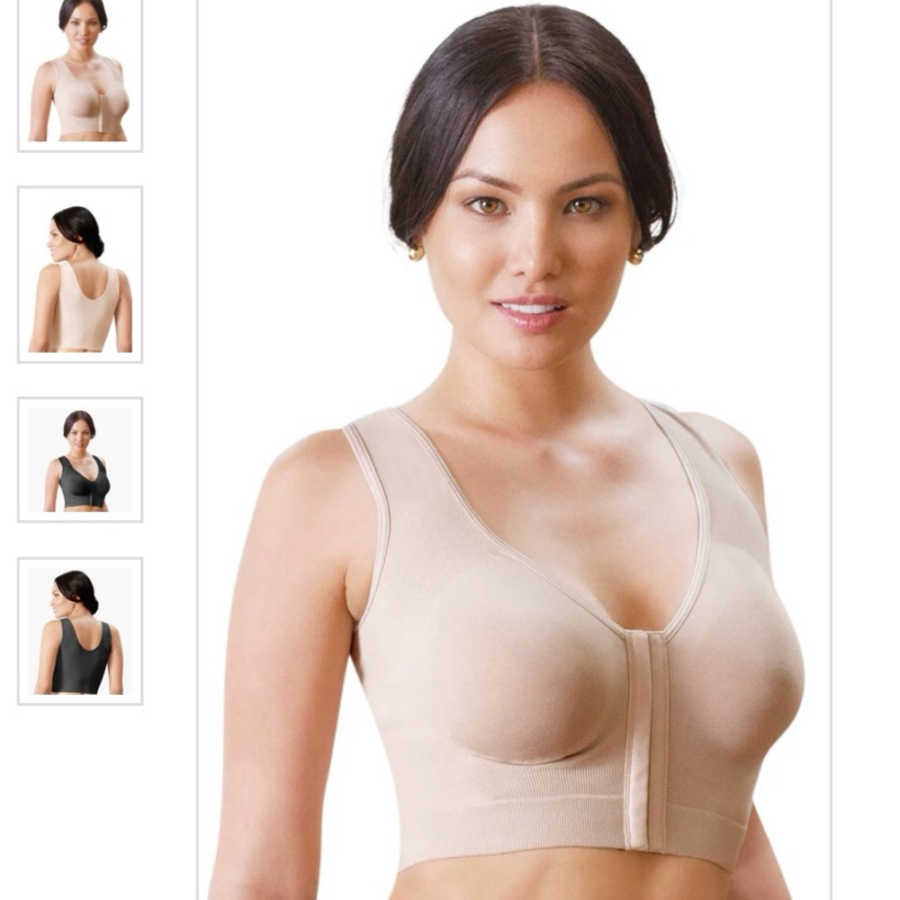 🆕 Annette Post Surgical Front Close Longline Recovery-Sleep-Leisure Bra